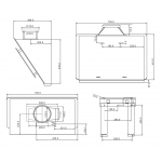 Homey 家美牌 HG-RH-88 70cm 歐式寶 傾斜式抽油煙機 - 1008 m³/hr、自動電加熱除油